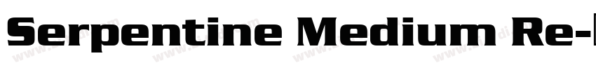 Serpentine Medium Re字体转换